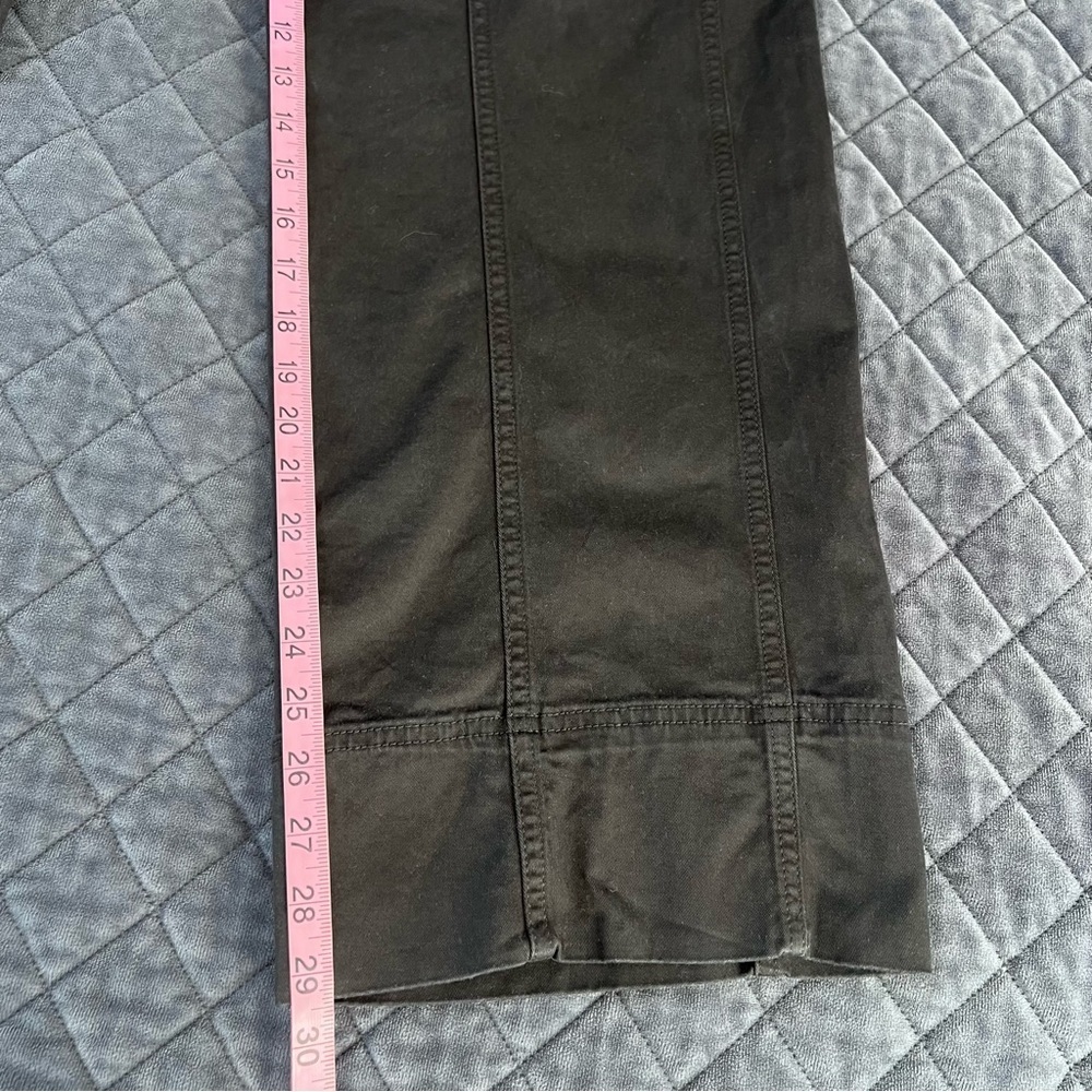 Anthropologie Pilcro Wide Leg Flared Pant Women’s Size 27 Black High Rise CL - Picture 7 of 12